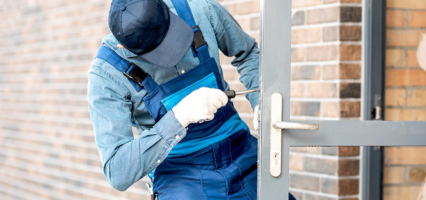 Pivot Storefront Door Locks Installation in Kingsburg, California